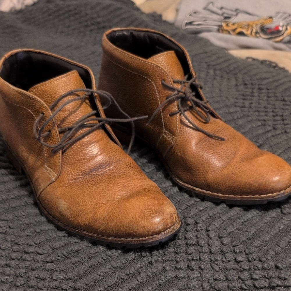 Cole Haan Nike Air Men's Brown Leather Chukka Boots‎ Size 10